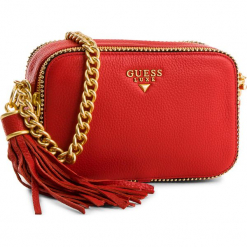 Torebka GUESS - HWARID L8239 RED. Czerwone torebki klasyczne damskie Guess, z aplikacjami, ze skóry. Za 859,00 zł.