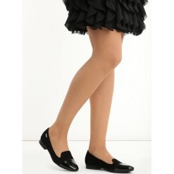 Czarne Lordsy Fashion Academy. Czarne mokasyny damskie Born2be, z okrągłym noskiem, bez obcasa, na płaskiej podeszwie. Za 49,99 zł.