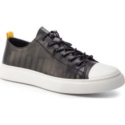 Trampki KAZAR - Dofen 37055-01-00 Black. Czarne półbuty męskie Kazar, bez wzorów, ze skóry, klasyczne, bez zapięcia. Za 449,00 zł.