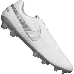 Buty Nike Legend 8 Pro Fg M AT6133-100 białe. Białe buty sportowe męskie Nike, ze skóry, bez zapięcia, do piłki nożnej. W wyprzedaży za 569,00 zł.