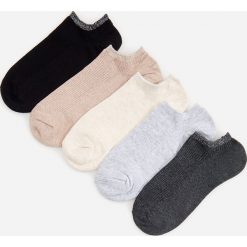 Skarpetki stopki 5 pack - Czarny. Czarne skarpetki damskie Reserved, bez wzorów. Za 34,99 zł.