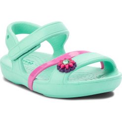 Sandały dziewczęce: Sandały CROCS – Lina Sandal K 205043 Mint