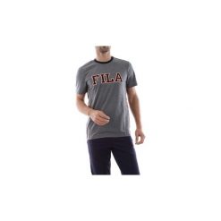 T-shirty z krótkim rękawem Fila 687005 MEN HANK TEE. Szare t-shirty męskie Fila, s, bez wzorów, bez kołnierzyka, krótkie. Za 140,31 zł.