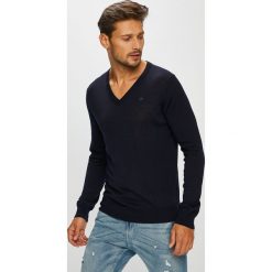 G-Star Raw - Sweter. Niebieskie swetry męskie G-Star RAW, m, bez wzorów, z wełny, retro, bez kołnierzyka, bez kaptura. W wyprzedaży za 269,90 zł.