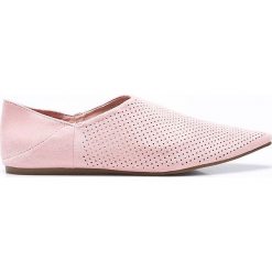 Answear - Baleriny Chc-Shoes. Różowe baleriny damskie ANSWEAR, bez wzorów, z materiału, bez obcasa. W wyprzedaży za 44,90 zł.