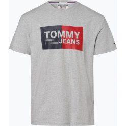 Tommy Jeans - T-shirt męski, szary. Szare t-shirty męskie z nadrukiem Tommy Jeans, l, z dżerseju. Za 159,95 zł.