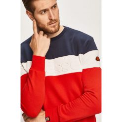 Ellesse - Bluza. Niebieskie bluzy męskie Ellesse, s, z aplikacjami, z bawełny, z okrągłym kołnierzem, bez rękawów, bez kaptura. Za 259,90 zł.
