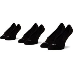 Zestaw 3 par stopek unisex FILA - Calza Ghost F1278/3 Black. Czarne skarpetki damskie Fila, bez wzorów, z elastanu. Za 39,99 zł.