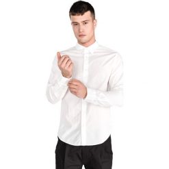 Calvin Klein Koszula Biały. Białe koszule męskie Calvin Klein, l, bez wzorów, z bawełny, bez kołnierzyka, z długim rękawem. Za 326,95 zł.