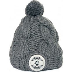Czapki damskie: Earebel Czapka damska Bluetooth® Handmade Plaint Regular Grey