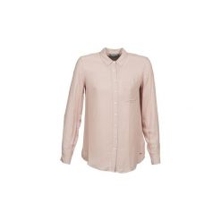 Koszule Tommy Hilfiger MELBA. Różowe koszule damskie marki TOMMY HILFIGER, bez wzorów, bez kołnierzyka, bez rękawów. Za 319,20 zł.