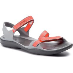 Sandały CROCS - Swiftwater Webbing Sandal W 204804 Bright Coral/Light Grey. Klapki damskie Crocs. W wyprzedaży za 159,00 zł.
