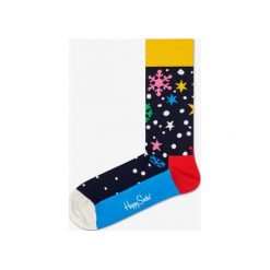 Happy Socks Twinkle Twinkle Skarpetki Niebieski Wielokolorowy. Niebieskie skarpetki męskie Happy Socks, bez wzorów, z elastanu. Za 51,95 zł.