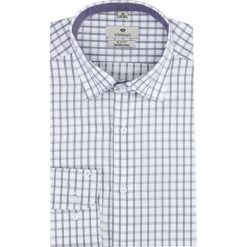 Koszula winberg 2702 długi rękaw slim fit biały. Białe koszule męskie Recman, m, bez wzorów, bez kołnierzyka, z długim rękawem. Za 159,00 zł.
