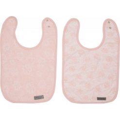 Bebe-Jou Śliniaczki Fabulous Frosted, 2 Sztuki, Blush Pink. Różowe śliniaki marki Bebe-Jou. Za 45,00 zł.