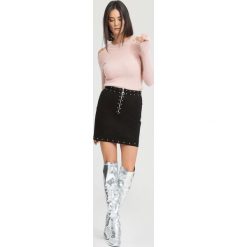 Różowy Sweter Tape. Czerwone swetry klasyczne damskie other, na jesień, l. Za 69,99 zł.