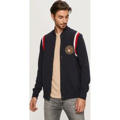 Tommy Hilfiger - Kardigan. Szare kardigany męskie TOMMY HILFIGER, s, z aplikacjami, z bawełny. Za 599,90 zł.