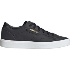 Adidas Originals Sleek Tenisówki Czarny. Czarne trampki i tenisówki damskie adidas Originals, bez wzorów, ze skóry, bez zapięcia. Za 404,95 zł.