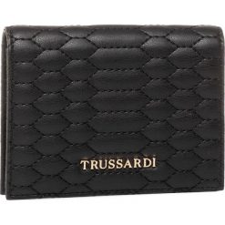 Mały Portfel Damski TRUSSARDI JEANS - Parigi Continental 75W00252 K299. Czarne portfele damskie Trussardi Jeans, bez wzorów, z jeansu. Za 269,00 zł.