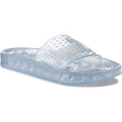 Klapki PUMA - Jelly Slide 365773 01 Puma Black/Puma White. Niebieskie klapki damskie Puma, bez wzorów, z tworzywa sztucznego, bez obcasa. W wyprzedaży za 279,99 zł.