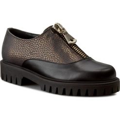 Creepersy damskie: Półbuty POLLINI - SA10303G12TD300B Vt.Ner/Vt.Bt.Bron