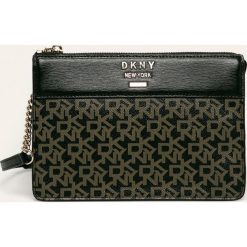 Dkny - Torebka. Czarne listonoszki damskie DKNY, w paski, z materiału, małe. Za 769,90 zł.