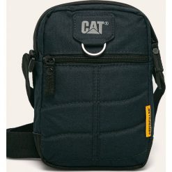 Caterpillar - Saszetka. Niebieskie torby męskie sportowe Caterpillar, w paski, z poliesteru, sportowe. Za 99,90 zł.
