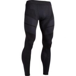 Legginsy termoaktywne Keepdry 500 czarne. Czarne getry męskie termoaktywne KIPSTA, xl, bez wzorów, z elastanu, do piłki nożnej. Za 59,99 zł.