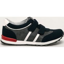 Kornecki - Buty dziecięce. Niebieskie trampki chłopięce Kornecki, bez wzorów, ze skóry ekologicznej, sportowe, bez zapięcia. W wyprzedaży za 119,90 zł.
