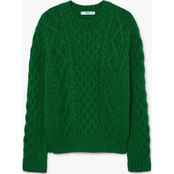 Swetry damskie: Mango - Sweter Cabli