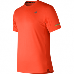New Balance MT81200DME. Czerwone t-shirty męskie marki New Balance, s, z poliesteru, do biegania. Za 49,99 zł.