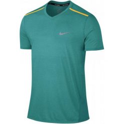 Nike Koszulka Do Biegania M Nk Brthe Top Ss Tailwind Clv Xl. Zielone koszulki sportowe męskie marki Nike, xl, z krótkim rękawem, do biegania, dri-fit (nike). Za 149,00 zł.