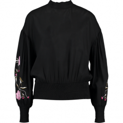 Vero Moda VMJOCE WIDE TOP Bluzka black. Czarne topy damskie Vero Moda, l, z materiału. W wyprzedaży za 161,10 zł.