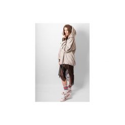 OVERSIZE FLUFFY HOODIE. Szare bluzy damskie Rest_factory, z aplikacjami, z gumy, bez rękawów. Za 349,90 zł.
