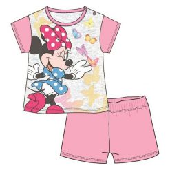 Disney By Arnetta Piżama Dziewczęca Minnie 86 Jasnoróżowy. Różowe piżamy dziewczęce Disney By Arnetta, z motywem z bajki, bez rękawów. Za 45,00 zł.