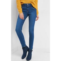 Jeansy skinny push-up. Niebieskie rurki damskie Orsay, z bawełny. Za 119,99 zł.
