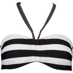 Bikini: Biustonosz bikini w kolorze czarno-białym