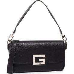 Torebka GUESS - Brightside (JG) HWJG75 80190 BLACK. Czarne torebki klasyczne damskie Guess, z aplikacjami, ze skóry ekologicznej, klasyczne, na ramię, bez dodatków. W wyprzedaży za 399,00 zł.