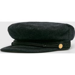 Answear - Kaszkiet. Szare czapki damskie ANSWEAR, bez wzorów, z bawełny. W wyprzedaży za 49,90 zł.