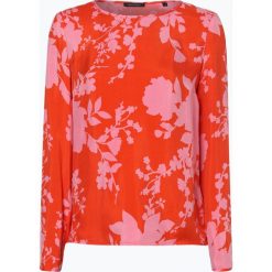 Marc O'Polo - Bluzka damska, pomarańczowy. Pomarańczowe bluzki damskie marki Marc O'Polo, w kwiaty, z tkaniny, polo, z długim rękawem. Za 399,95 zł.