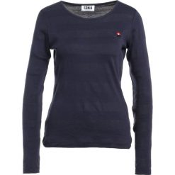 Bluzki asymetryczne: Sonia by Sonia Rykiel OPENWORK Bluzka z długim rękawem dark blue
