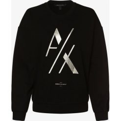 Armani Exchange - Damska bluza nierozpinana, czarny. Czarne bluzy damskie Armani Exchange, m, z nadrukiem, bez rękawów, bez kaptura. Za 329,95 zł.