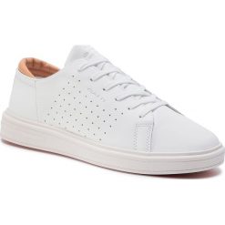 Sneakersy GANT - Fairville 20631526 White G29. Białe sneakersy męskie GANT, na co dzień, bez wzorów, ze skóry, bez zapięcia. Za 499,00 zł.