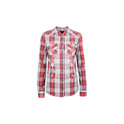 Koszule Guess W61H94W85N0. Czerwone koszule damskie Guess, bez wzorów, bez kołnierzyka, bez rękawów. Za 159,00 zł.
