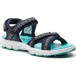 Sandały CMP - Almaak Wmn Hiking Sandal 38Q9946 Antracite/Curacao 44UC. Niebieskie klapki damskie CMP, bez wzorów, ze skóry ekologicznej, sportowe, bez obcasa, bez zapięcia, outdoorowe. W wyprzedaży za 149,00 zł.
