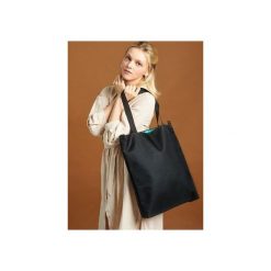 Torba summer liście. Czarne torebki klasyczne damskie drops, bez wzorów, z bawełny, na ramię, bez dodatków. Za 125,00 zł.