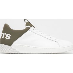 Levi's - Buty Mullet. Białe buty sportowe męskie Levi's®, ze skóry, na sznurówki. Za 469,90 zł.