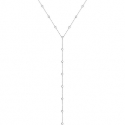 Srebrny naszyjnik - (D)41 cm. Szare naszyjniki damskie marki Alicja & Maria, srebrne. W wyprzedaży za 139,95 zł.
