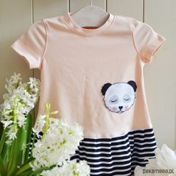 Sukienki dziewczęce: Sukienka panda na lato
