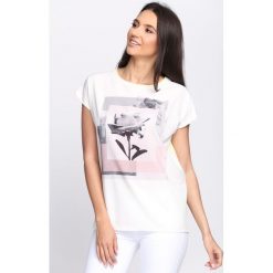 Bluzki, topy, tuniki: Żółty T-shirt Around the World